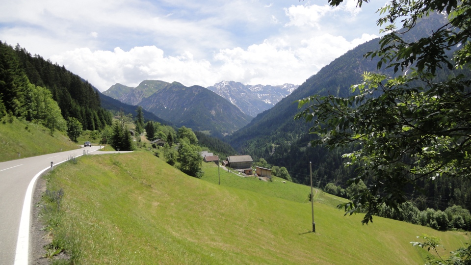 auf dem Weg zum Hahntennjoch