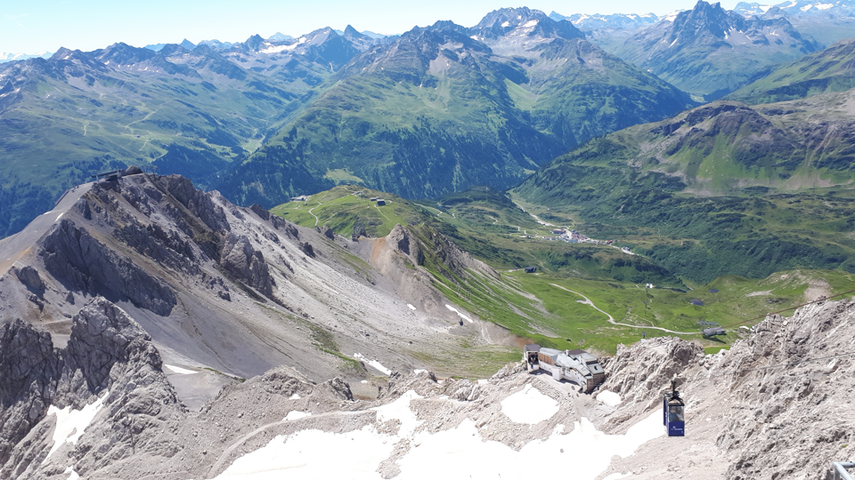 Ausblick von der Valuga